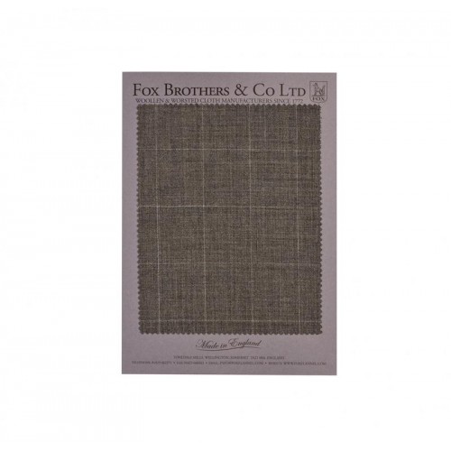 MELANGE MID GREY SUBTLE WINDOWPANE